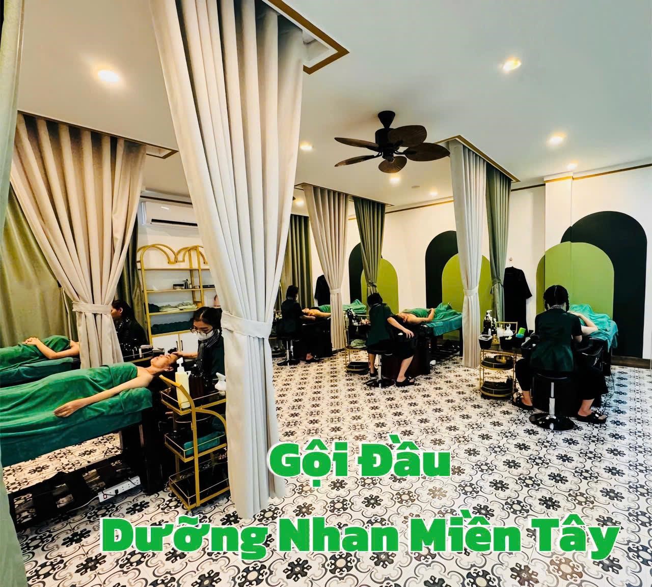 gội đầu dưỡng nhan miền tây